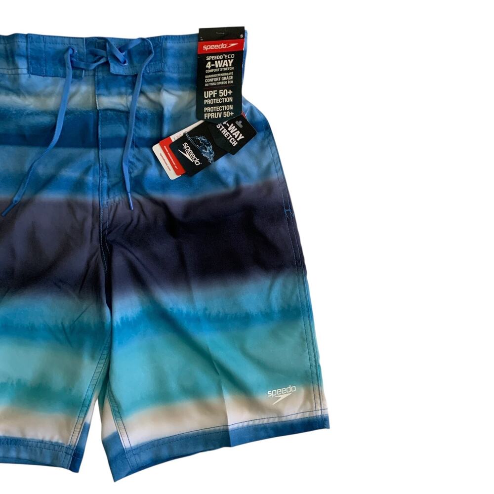 Speedo Men's Size S 4-Way Stretch 20" Coastal Bondi Board Shorts UPF 50+ New - Picture 7 of 13